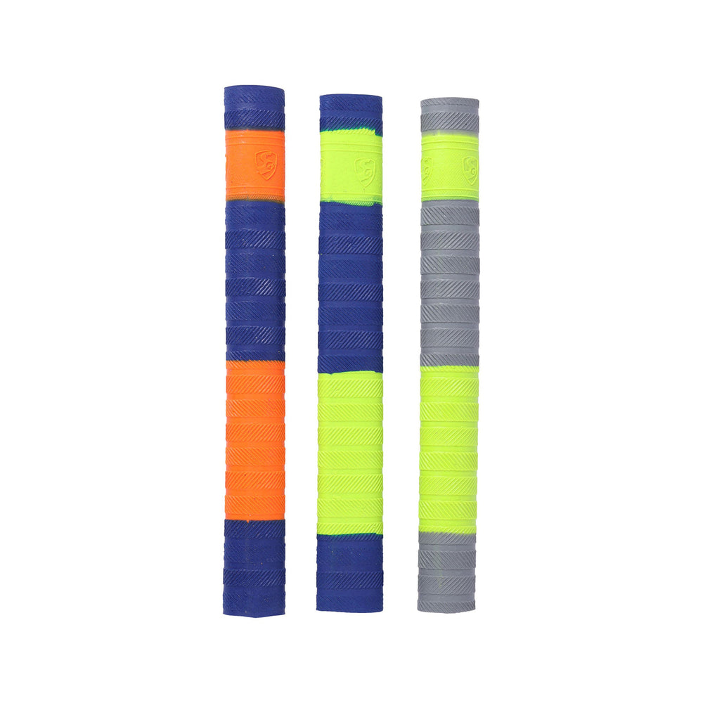 SG Player Cricket Bat Grip Multi Color – High-Quality Anti-Slip Rubber Handle Grip for Batsmen with Maximum Control, Comfort & Shock Absorption