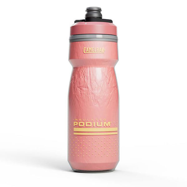 CamelBak Podium Chill 600ml Bike Water Bottle – Insulated Squeeze Bottle with Jet Valve for Cyclists