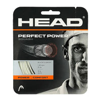 Head Perfect Power Squash String 16 Gauge White – Durable Multifilament String for Explosive Power, Feel, and Consistent Control for Competitive Players - Best Price online Prokicksports.com