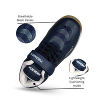 Prokick Powerplus Kid's Badminton Shoes with Strap | Lightweight, Non-Marking Sole, Easy Closure | Ideal for Indoor Sports, Badminton & Training - Best Price online Prokicksports.com