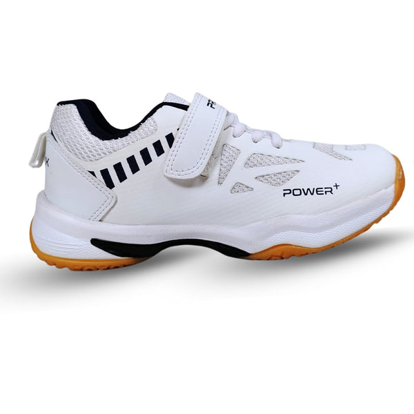 Prokick Powerplus Kid's Badminton Shoes with Strap | Lightweight, Non-Marking Sole, Easy Closure | Ideal for Indoor Sports, Badminton & Training