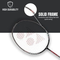 Yonex Astrox 37I Lite Strung Badminton Racquet, Black - Best Price online Prokicksports.com