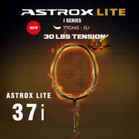 Yonex Astrox 37I Lite Strung Badminton Racquet, Black - Best Price online Prokicksports.com