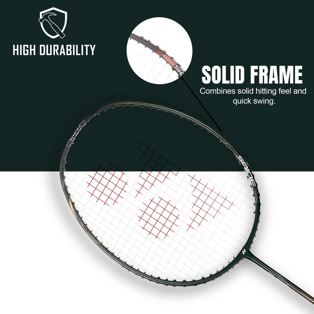 Yonex Astrox Lite 43i Strung Badminton Racquet, 5U - Dark Green - Best Price online Prokicksports.com