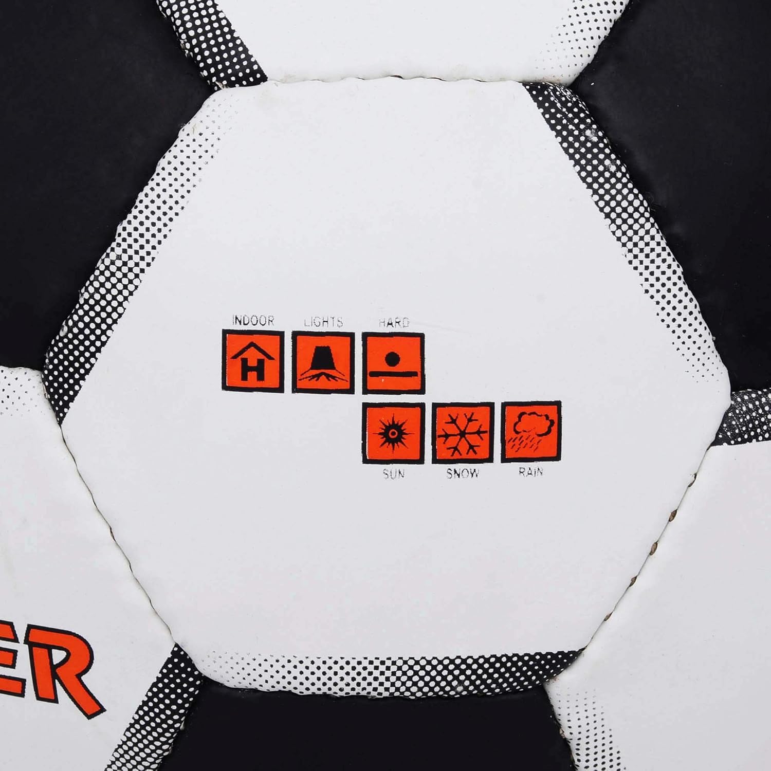 Cosco Premier Football – White/Black Training and Match Ball for Practice, School Games, Clubs & Recreational Football on All Grounds - Best Price online Prokicksports.com