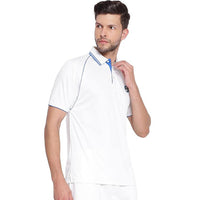 SG Premium 2.0 Half Sleeves White Cricket Shirt – Lightweight, Breathable Matchwear for Comfort, Performance, and Mobility in Practice and League Matches - Best Price online Prokicksports.com