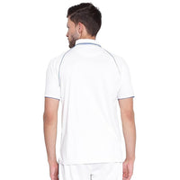 SG Premium 2.0 Half Sleeves White Cricket Shirt – Lightweight, Breathable Matchwear for Comfort, Performance, and Mobility in Practice and League Matches - Best Price online Prokicksports.com