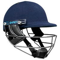 Shrey Premium 3.0 Mild Steel Visor Cricket Helmet, Men's (Navy Blue) - Best Price online Prokicksports.com