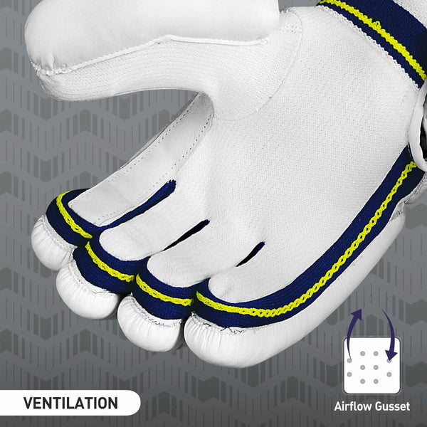 GM Prima RH Batting Gloves – Right Handed | Lightweight, Durable, and Comfortable Cricket Gloves for Enhanced Protection