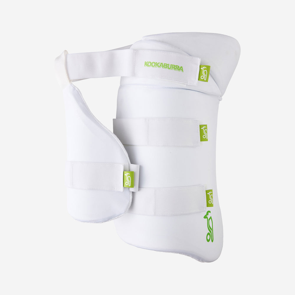 Kookaburra Pro 1.0 Left Hand Combo Thigh Guard – Premier Club-Level Protection with Dual Padding, Adjustable Fit, and Breathable Mesh Lining