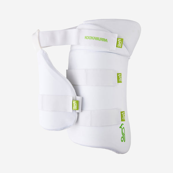 Kookaburra Pro 1.0 Left Hand Combo Thigh Guard – Premier Club-Level Protection with Dual Padding, Adjustable Fit, and Breathable Mesh Lining
