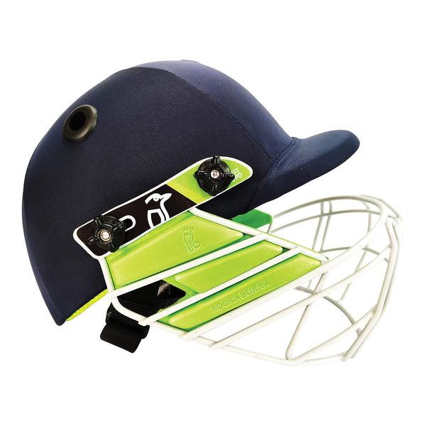 Kookaburra Pro 100 Cricket Helmet – Lightweight Protective Helmet with Steel Grill & Adjustable Fit for Club and League Cricketers