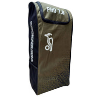 Kookaburra Pro 7.0 Large Cricket Kitbag – Black Green Durable Wheelie Gear Bag with Multiple Compartments and Easy Carry Handle System - Best Price online Prokicksports.com