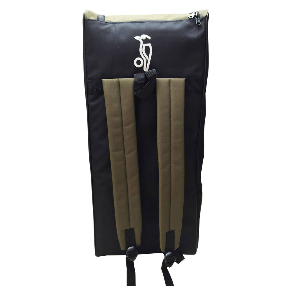 Kookaburra Pro 7.0 Large Cricket Kitbag – Black Green Durable Wheelie Gear Bag with Multiple Compartments and Easy Carry Handle System - Best Price online Prokicksports.com