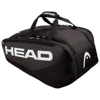 HEAD Pro Pickleball Gear Bag Black White – Spacious Paddle Storage, Durable Lightweight Material, Ventilated Shoe Pocket, Versatile Carry Options, Ideal for Tournament Players - Best Price online Prokicksports.com