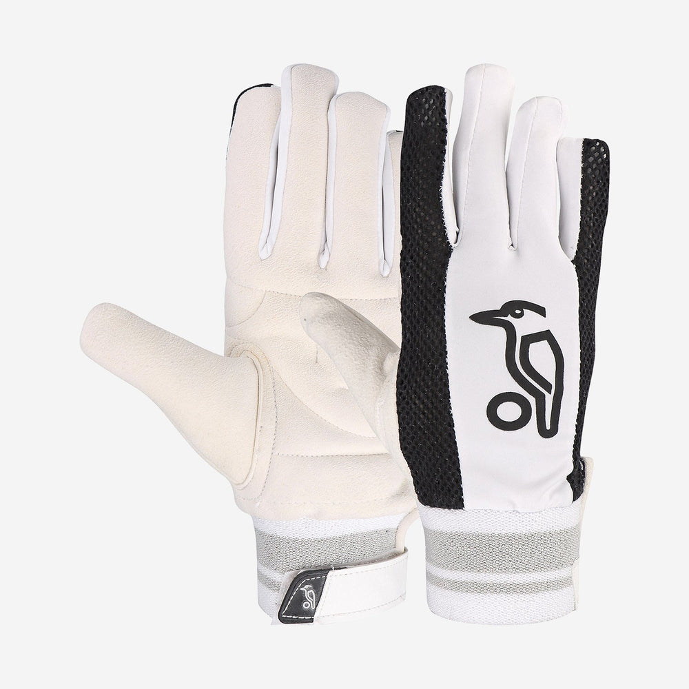 Kookaburra Pro Players Replica Youth Wicket Keeping Inner Gloves – Soft Cotton Padded Inners for Protection & Comfort Under Keeping Gloves