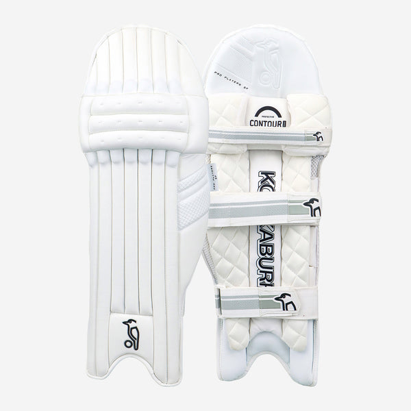 Kookaburra Pro Players SF Right-Hand Batting Legguards – Slim Fit Design with Moulded Foam and Contour Pro Knee Roll for Elite Protection