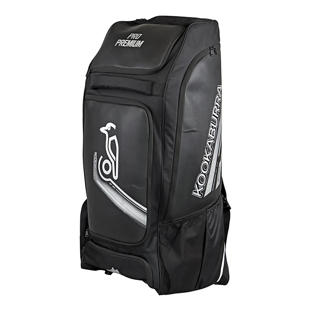 Kookaburra Pro Premium Cricket Kitbag – Extra Large Gear Bag with Wheels, Heavy-Duty Build, and Multiple Compartments for Pro-Level Equipment