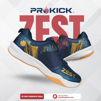 Prokick Zest Badminton Shoes | EVA & Rubber Sole with Breathable mesh Upper - Best Price online Prokicksports.com