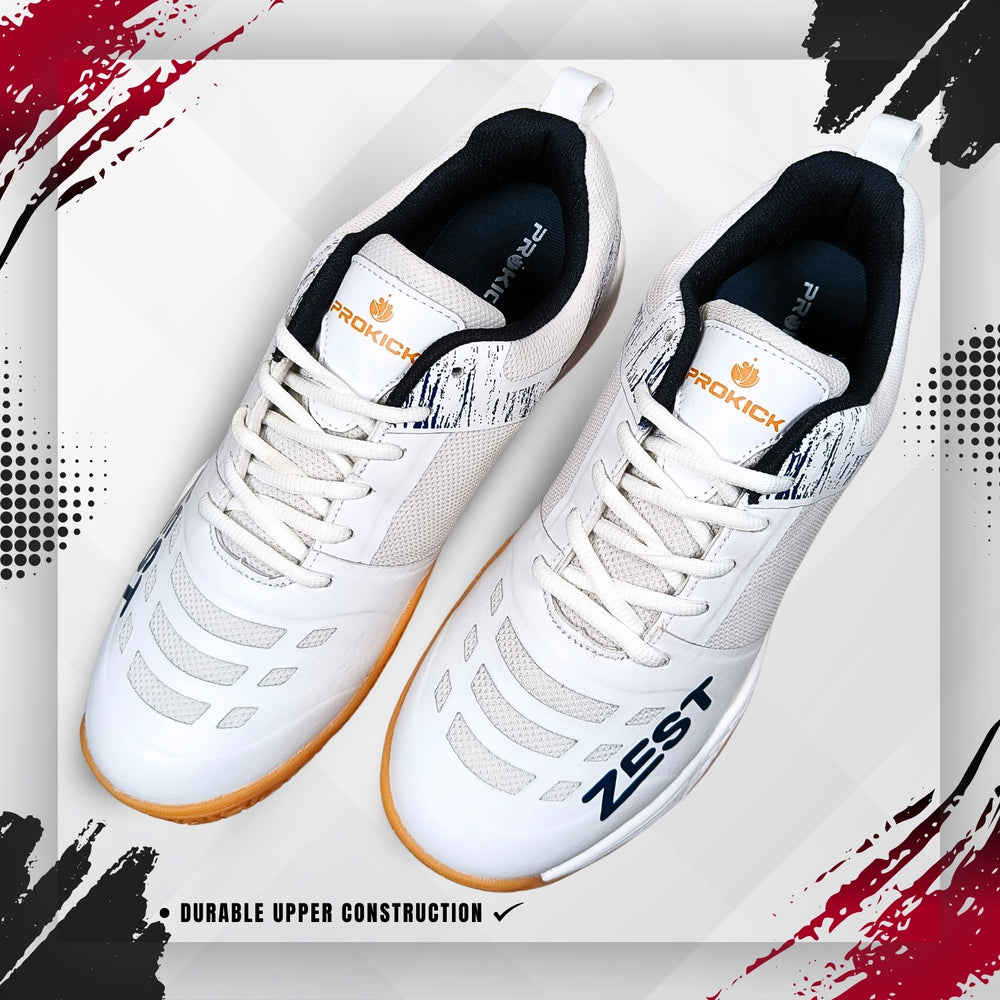 Prokick Zest Badminton Shoes | EVA & Rubber Sole with Breathable mesh Upper - Best Price online Prokicksports.com