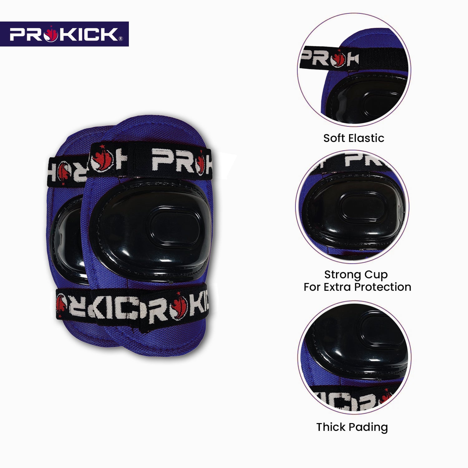 Prokick Protective Set - Knee & Elbow Guard (Suitable for Cycling, Skating and Riding) - Best Price online Prokicksports.com