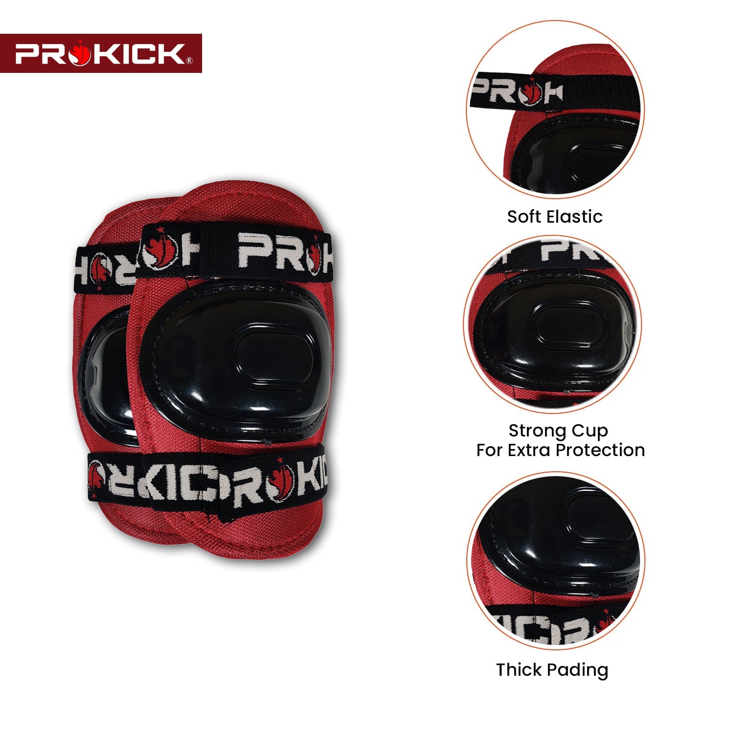 Prokick Protective Set - Knee & Elbow Guard (Suitable for Cycling, Skating and Riding) - Best Price online Prokicksports.com