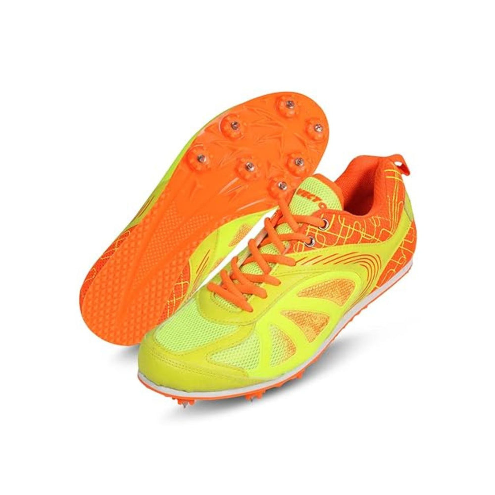 Vector X Bolted Running Spikes | 7-Pin Removable Spikes | Ultra-Lightweight (180g) | Breathable Mesh Upper | Track & Field Shoes for Men/Women/Kids - Best Price online Prokicksports.com