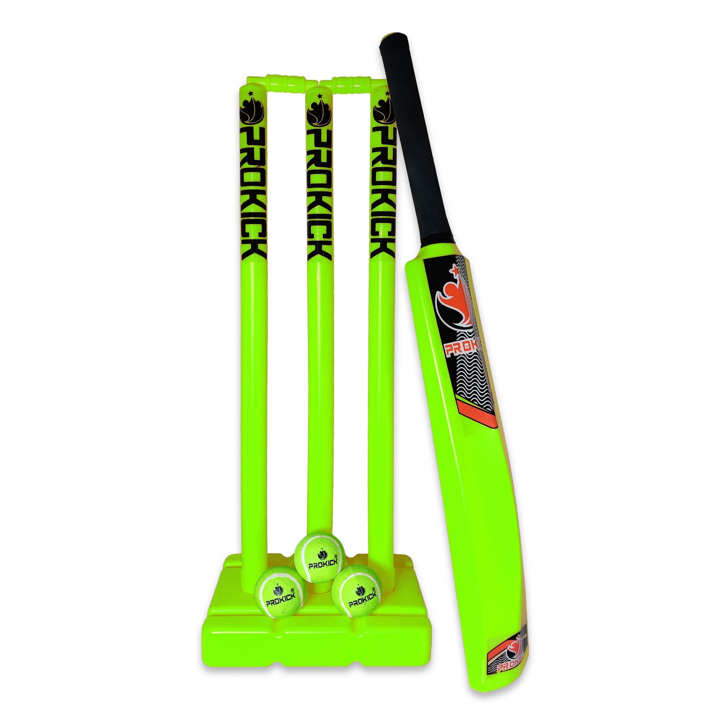 Prokick Plastic Cricket kit for All Age Groups and Sizes - Best Price online Prokicksports.com