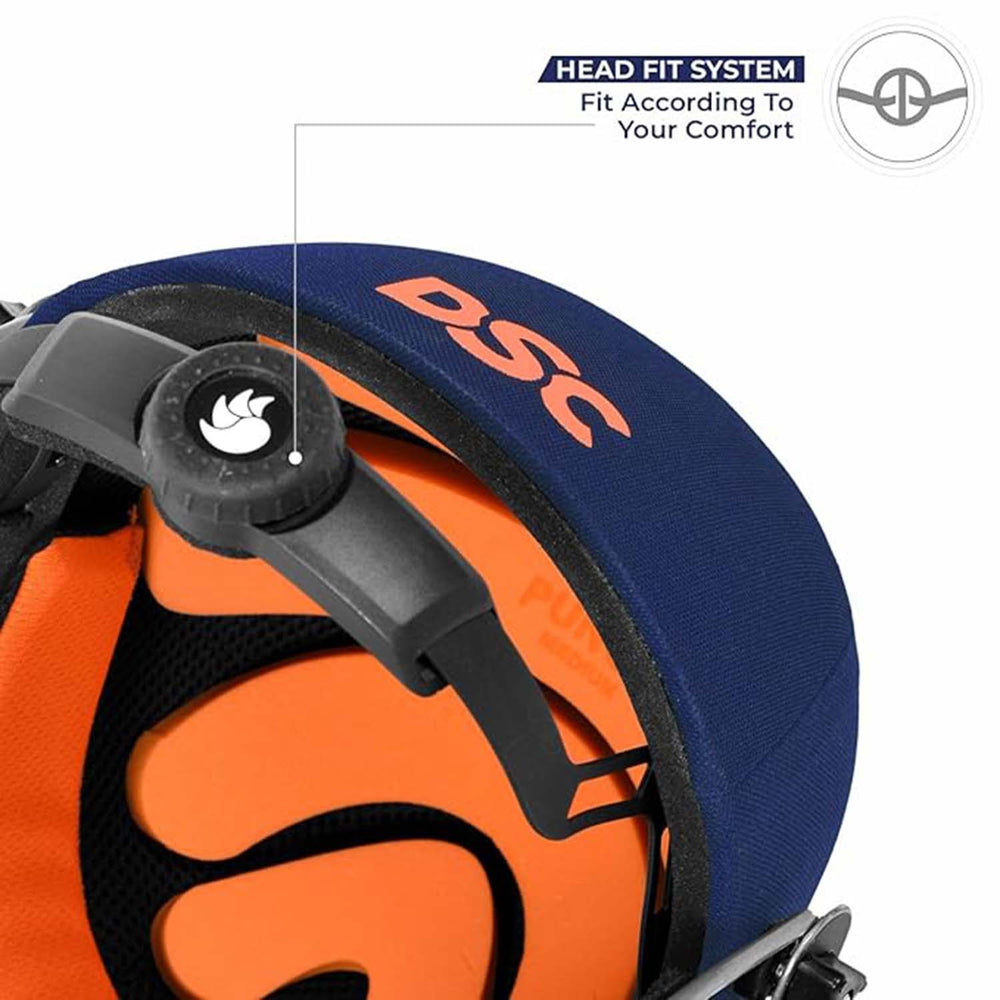 DSC Punch Cricket Helmet – High-Impact Protection, Adjustable Fit & Superior Ventilation for Cricketers - Best Price online Prokicksports.com