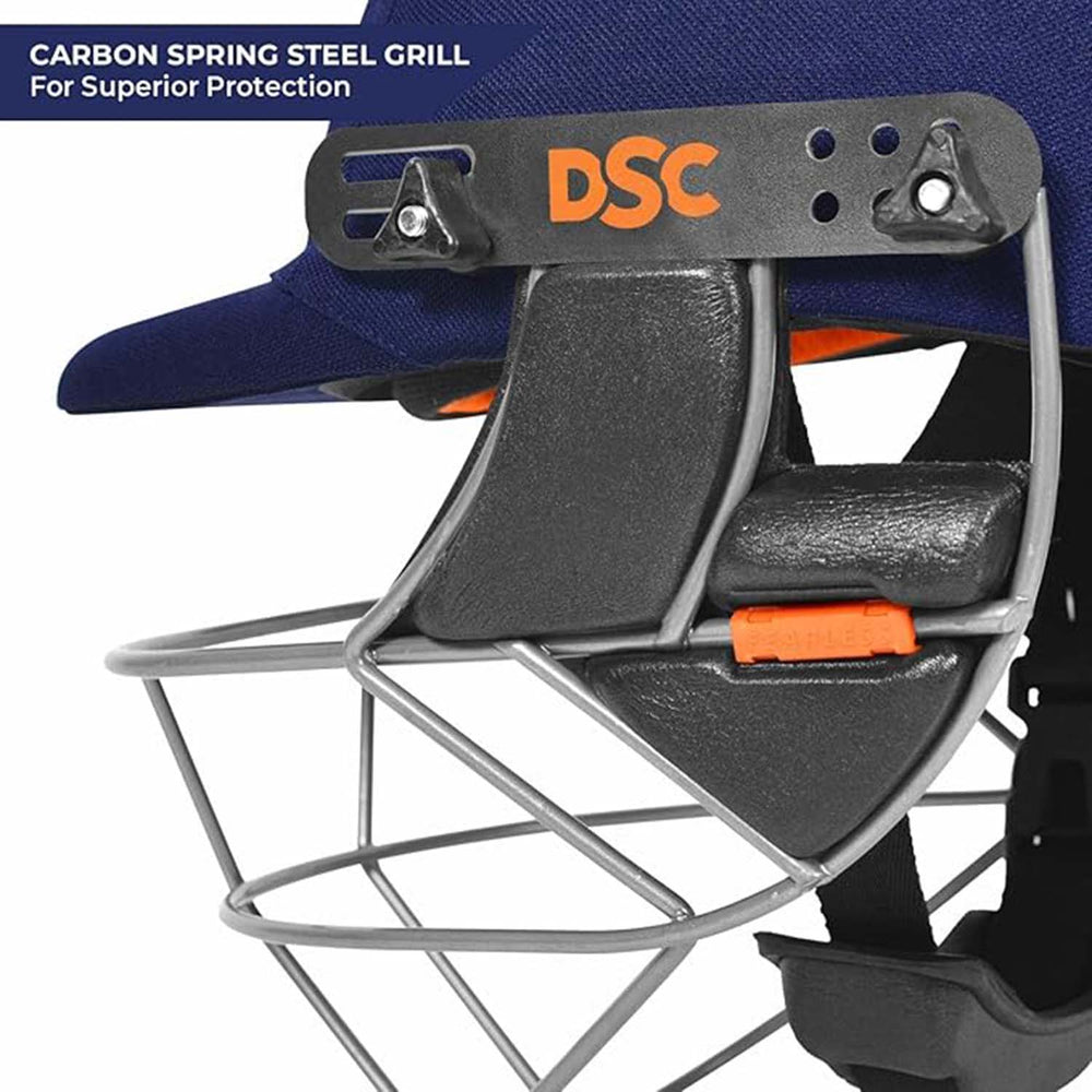 DSC Punch Cricket Helmet – High-Impact Protection, Adjustable Fit & Superior Ventilation for Cricketers - Best Price online Prokicksports.com
