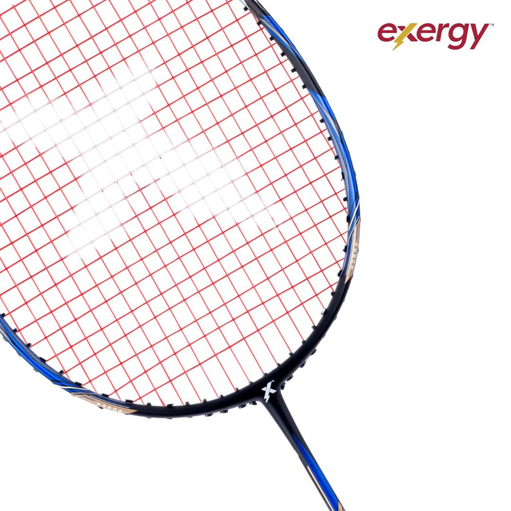Exergy Punch Badminton Racket - Lightweight 79g, 32 lbs Tension, Pre-Strung with Full Cover - Best Price online Prokicksports.com