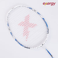 Exergy Punch Badminton Racket - Lightweight 79g, 32 lbs Tension, Pre-Strung with Full Cover - Best Price online Prokicksports.com