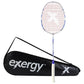 Exergy Punch Badminton Racket - Lightweight 79g, 32 lbs Tension, Pre-Strung with Full Cover - Best Price online Prokicksports.com