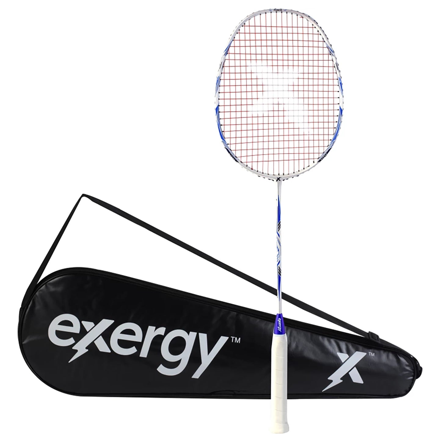 Exergy Punch Badminton Racket - Lightweight 79g, 32 lbs Tension, Pre-Strung with Full Cover - Best Price online Prokicksports.com