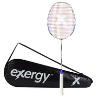 Exergy Punch Badminton Racket - Lightweight 79g, 32 lbs Tension, Pre-Strung with Full Cover - Best Price online Prokicksports.com