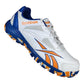Reebok Re-volve Tech Cricket Shoe, White/Shocking Orange/Vector Blue - Best Price online Prokicksports.com