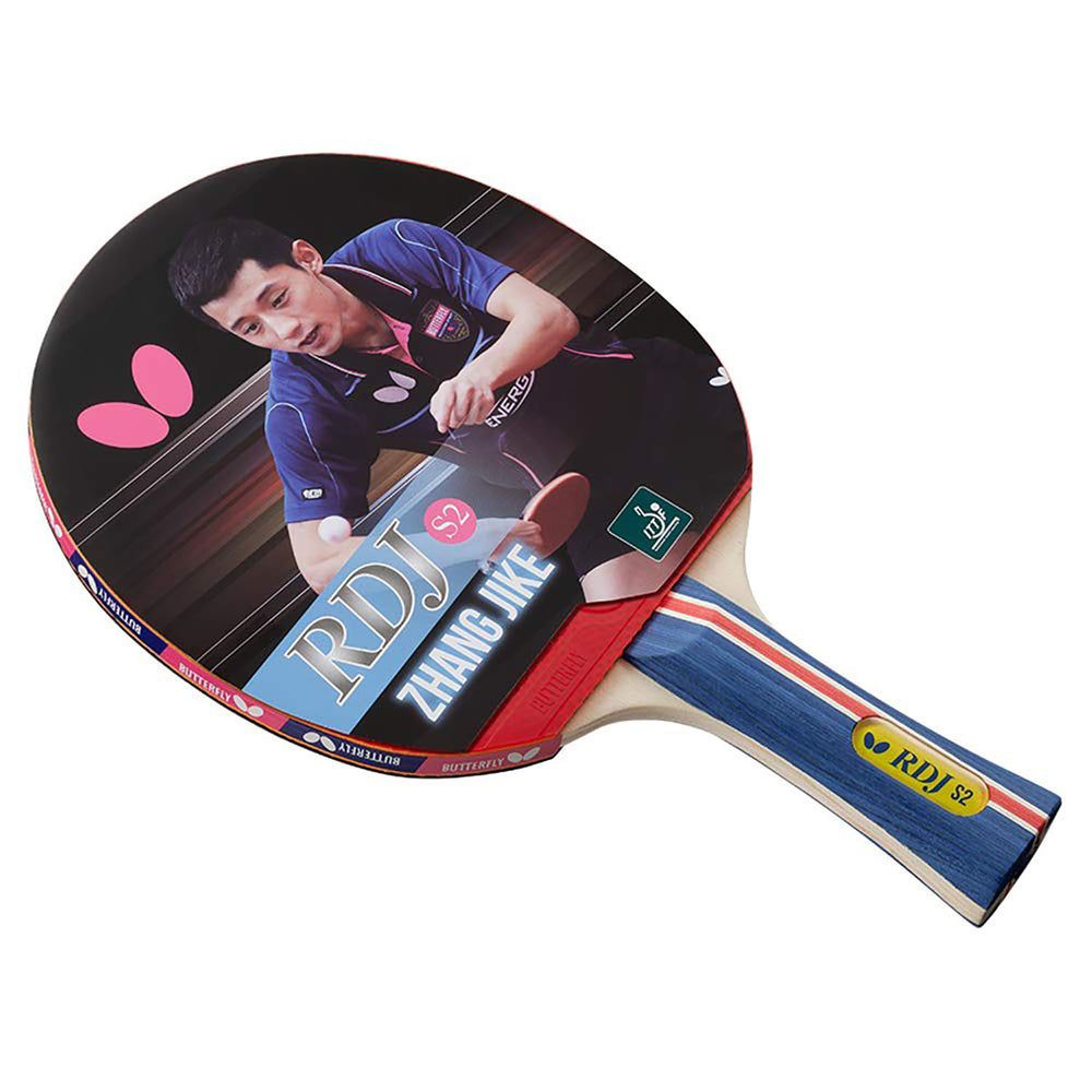 Butterfly RDJ Table Tennis Racket with Protective Cover – All-Round Paddle with Wakaba Rubber for Spin, Speed & Control | For Beginner to Intermediate Players - Best Price online Prokicksports.com