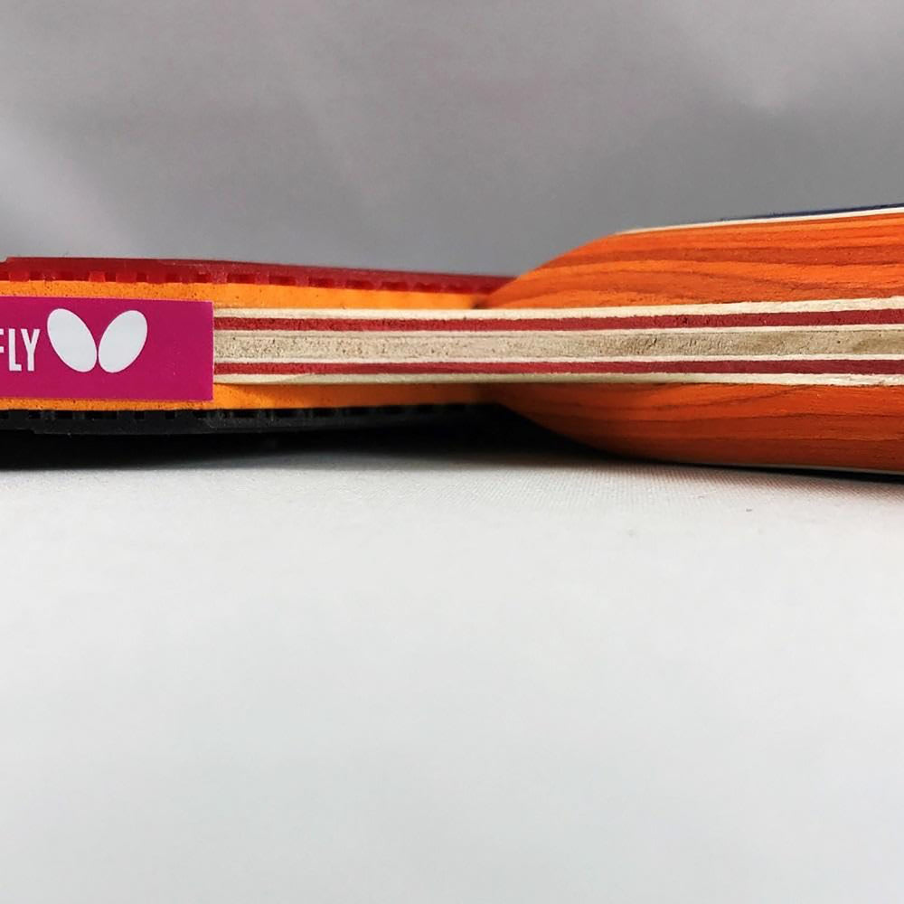Butterfly RDJ Table Tennis Racket with Protective Cover – All-Round Paddle with Wakaba Rubber for Spin, Speed & Control | For Beginner to Intermediate Players - Best Price online Prokicksports.com