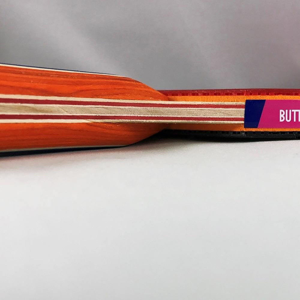 Butterfly RDJ Table Tennis Racket with Protective Cover – All-Round Paddle with Wakaba Rubber for Spin, Speed & Control | For Beginner to Intermediate Players - Best Price online Prokicksports.com