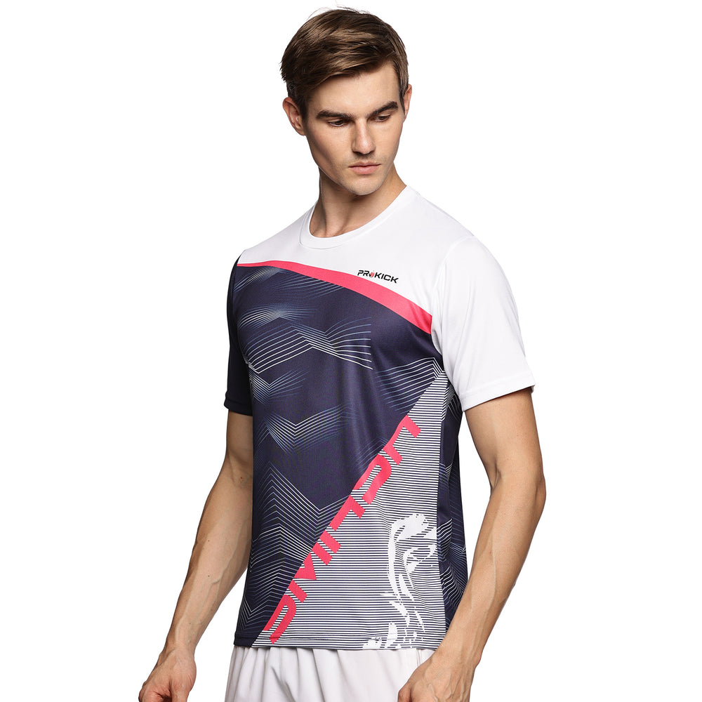 Prokick Half Sleeves Regular Fit Sports Wear T-shirt for Men - Best Price online Prokicksports.com