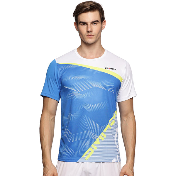 Prokick Half Sleeves Regular Fit Sports Wear T-shirt for Men