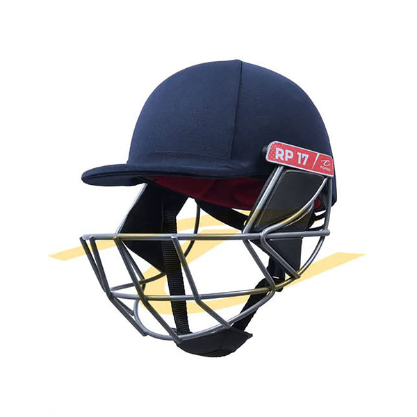 Forma RP17 Pro Axis MST Cricket Helmet – Red Steel Grill Helmet with High Impact Shell for Professional Safety and Comfort in Cricket Matches