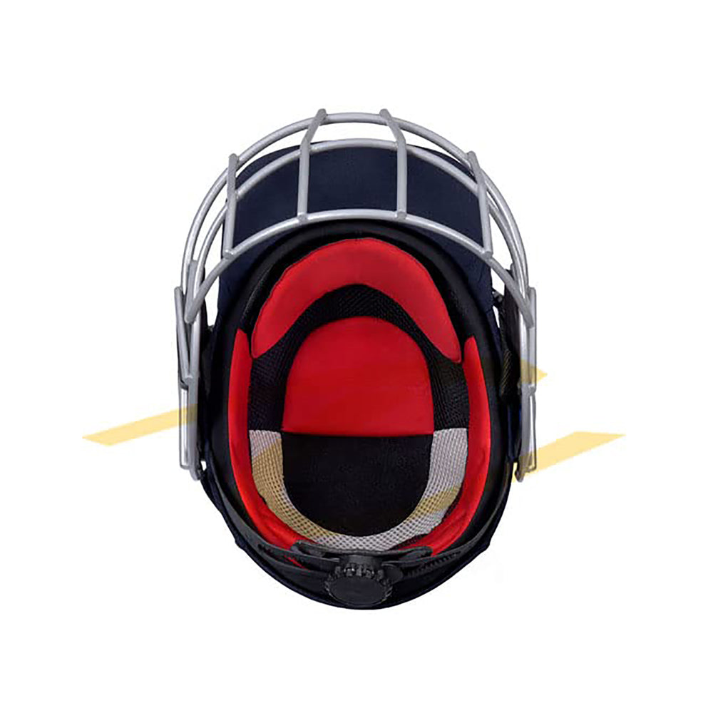 Forma RP17 Pro Axis MST Cricket Helmet – Red Steel Grill Helmet with High Impact Shell for Professional Safety and Comfort in Cricket Matches - Best Price online Prokicksports.com