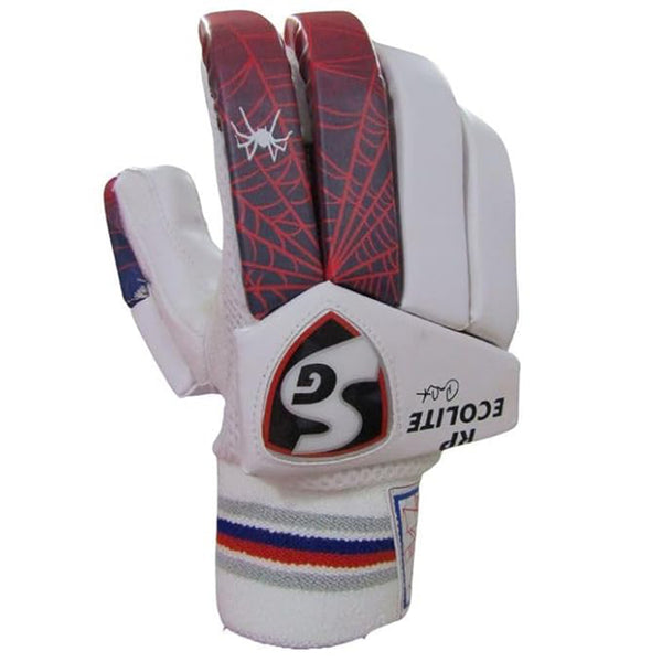 SG RP Ecolite RH Batting Gloves - Superior Grip & Protection for Cricket - S Junior Size