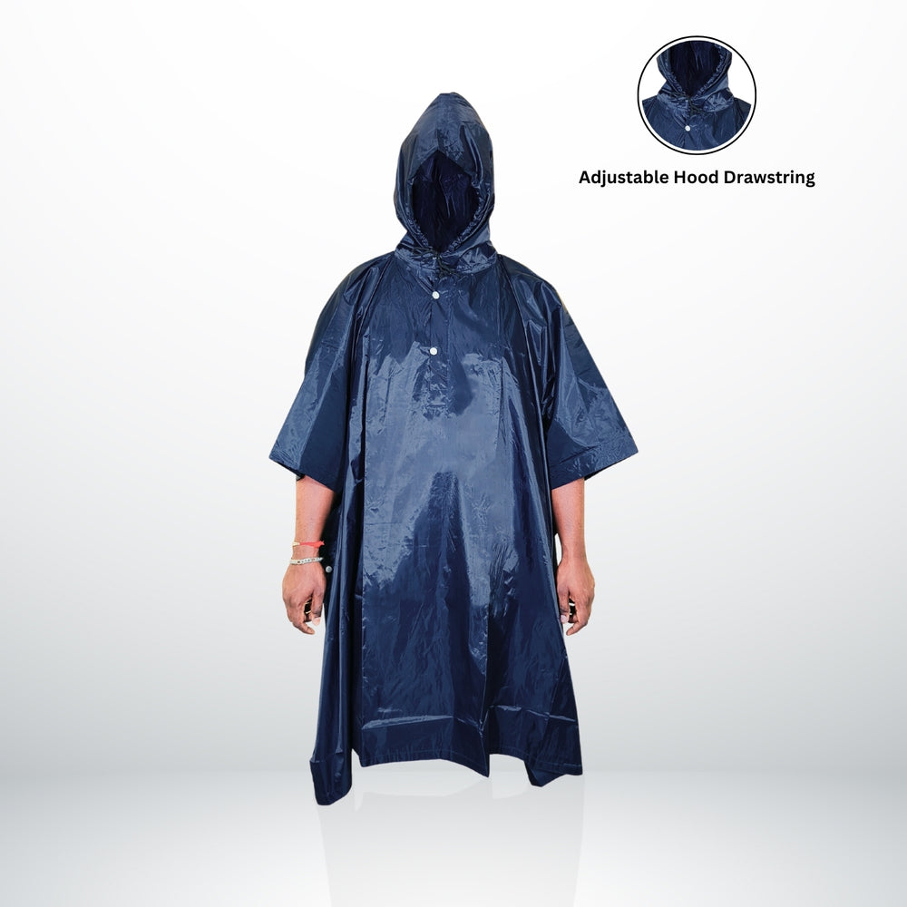 Prokick Polyester PVC Coating Rain Poncho for Men and Women, Free Size - Best Price online Prokicksports.com