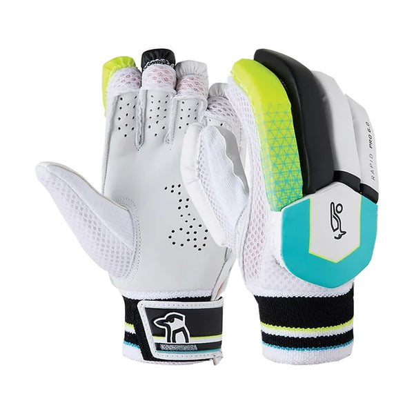 Kookaburra Rapid Pro 6.0 LH Batting Gloves – Left-Handed Cricket Gloves with Superior Grip, Finger Protection, and Breathable Comfort for Game Day