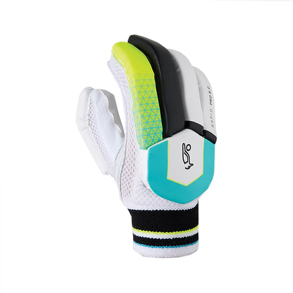 Kookaburra Rapid Pro 6.0 LH Batting Gloves – Left-Handed Cricket Gloves with Superior Grip, Finger Protection, and Breathable Comfort for Game Day