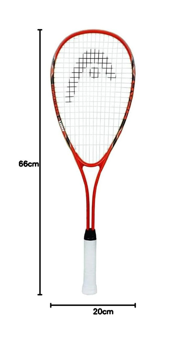 HEAD Nano Ti Tornado Squash Racquet (Orange/Black) | Oversized Power & Stability Frame