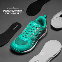 HUNDRED Raze Non-Marking Badminton Shoes | Lightweight Indoor Sports Shoes with X-Cushion, Active Grip Sole & Toe Assist Technology