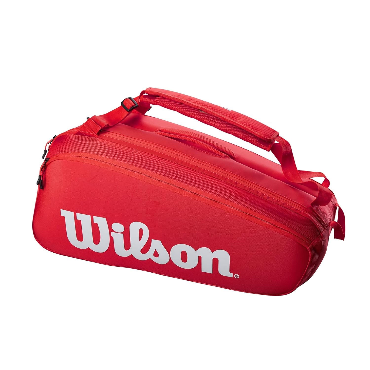 Wilson Super Tour 9 Pack Racquet Bag, Red - Best Price online Prokicksports.com